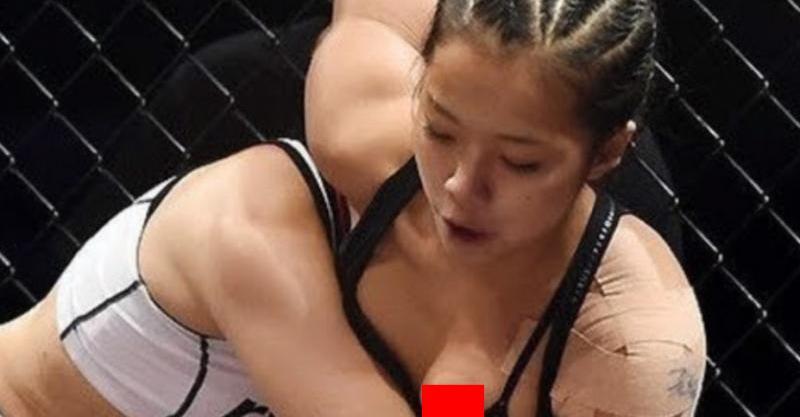 女子格闘技 ポロリ 